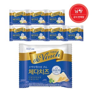 드빈치 자연방목 체다치즈 10매 170g 8묶음 (22,041원/무료)