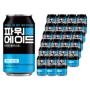 파워에이드 마운틴블라스트, 340ml, 24개 (10,440원/무료)