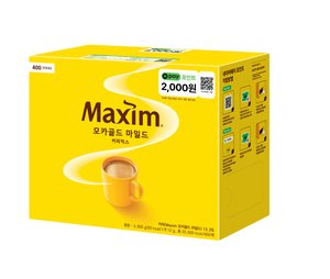 맥심 모카골드 마일드 커피믹스 400개(48,500원/무배)