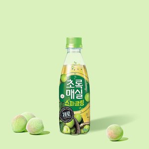 초록매실 스파클링 제로 350ml, 20개 (10,120원/무료)