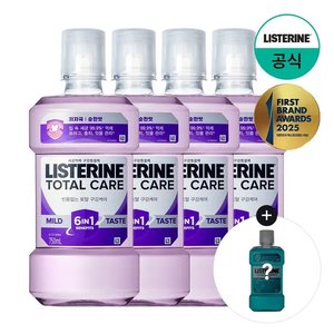 리스테린 토탈케어 750ml 4개입+쿨민트 100ml 2개 증정 (18,750원) (무료)