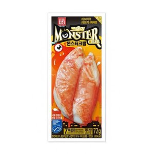 한성기업 몬스터크랩 72g 20개 맛살 킹크랩 크라비아 (15,905원/무료)