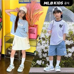 MLB 키즈 베이직 스트릿 그라데이션 레터링 티셔츠 (20,120원~/무료)