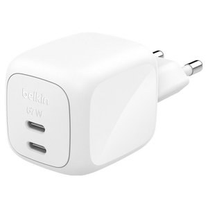 벨킨 Z Charger 67W USB C타입 듀얼 포트 GaN 초고속 충전기 WCH020krWH (25820/무배)