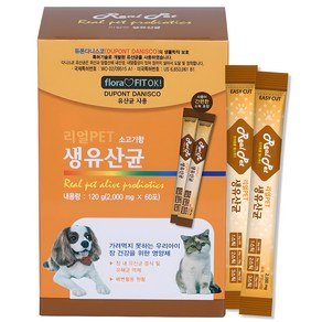 리얼Pet 반려동물 영양제, 120g, 장건강/유산균, 1개 (20,400원)
