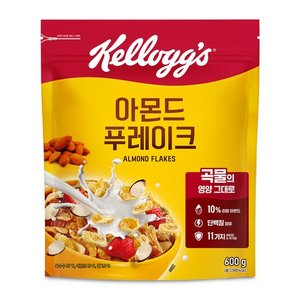 켈로그 아몬드 푸레이크 시리얼, 600g, 1개 (4,680원)
