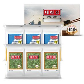 대천김 재래도시락김 세트, 5g, 54개 (18,590원)
