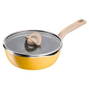 테팔 인덕션 티타늄 1X 원픽 냄비팬 꿀고구마 옐로, 22cm, 1개 (27,900원)