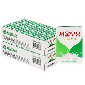 서울우유 멸균우유 200mlx48개 (18,800원) (무료)