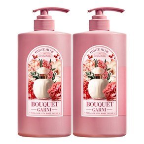 부케가르니 모이스처 바디워시 화이트머스크향, 1L, 2개 (9,910원)