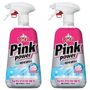 홈스타 핑크파워 욕실 찌든때 클리너, 750ml, 2개 (8,950원) (무료)