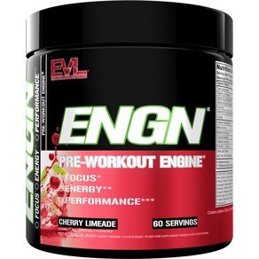 EVLUTIONNUTRITION ENGN 프리-워크아웃 엔진 체리 라임에이드 맛, 1개, 600g (28,260원)