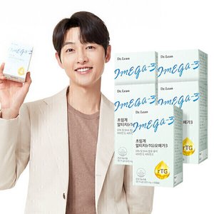 닥터린 초임계 알티지오메가3, 5개월분+레몬생강즙+쇼핑백 (37,200원/무료)