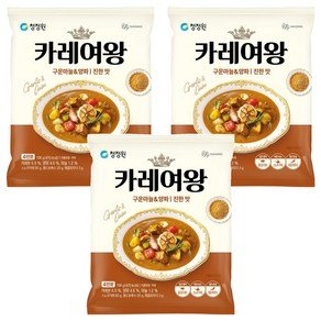 카레여왕 구운마늘 앤 양파 진한 맛, 108g, 3개 (8,570원)