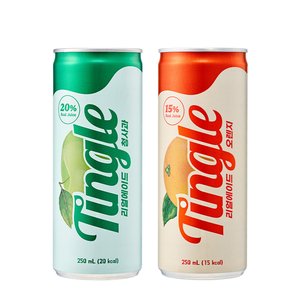 리얼과즙 팅글 리얼에이드 250ml X 30캔 오렌지 청사과 (13,950원) (무료)