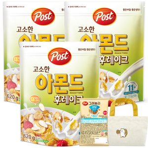 포스트 아몬드후레이크 620g 3개 + 증정 2개 (14,970원/무료)