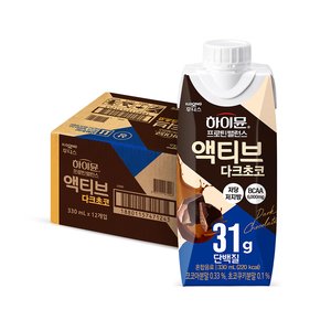 하이뮨 프로틴밸런스 액티브 다크초코, 330ml, 12개 외 (17,910원/무료) 광고