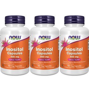 나우푸드 이노시톨 500mg 베지 캡슐, 100정, 3개 (29,890원)