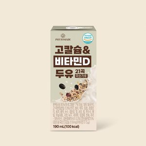 파이토메이드 고칼슘&비타민D 두유 21곡 미숫가루, 190ml, 24개 (8,500/무료)