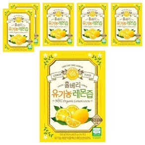 홀베리 유기농 레몬즙, 350g, 6개 (52,450원)