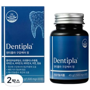 덴티플라 구강케어 정, 2박스, 30정 (59,070원)