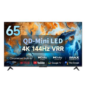 샤오미 4K UHD Mini LED TV S, 165cm(65인치), L65MA-SPLEA, 스탠드형, 방문설치 (607,000원)