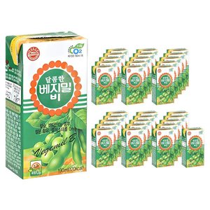 베지밀 달콤한 비 두유, 190ml, 32개 (15,200원)