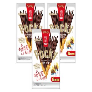 포키 극세 초코스틱, 141g, 3개 (8,440원) (무료)