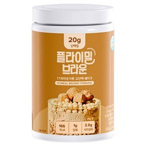 플라이밀 브라운 17곡미숫가루 고단백 단백질 쉐이크, 630g, 1개 (24,840원)