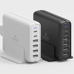 신지모루 90W 6포트 PPS 접지 멀티 충전기 (25,010원 / 무료)