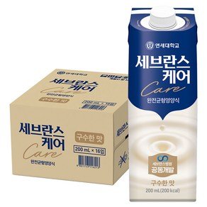세브란스케어 구수한맛 완전균형 영양식, 200ml, 16개 (21,820원)