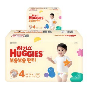 하기스 보송보송 팬티형 기저귀 공용, 4단계, 112매 (28,990원)