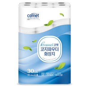 코멧 코지 파우더 도톰한 3겹 화장지 30m, 30롤, 1개 (10,290원)