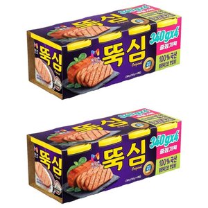 목우촌 뚝심 햄 통조림, 340g, 8개 (19,410원) (무료)
