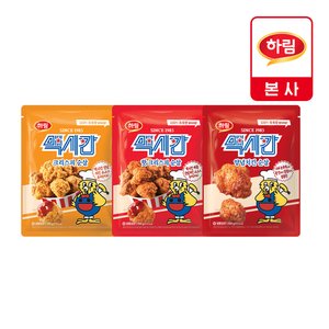 맥시칸 순살치킨 3종 세트 (크리스피 1개 + 핫크리스피 1개 + 양념치킨 1개) (네멤 12,920원/무료)
