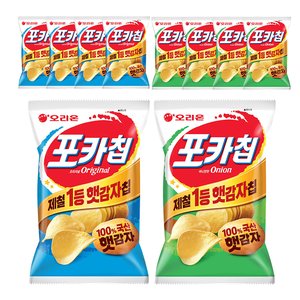 오리온 포카칩 오리지널 66g 5개+어니언 66g 5개 (10,920원) (무료)