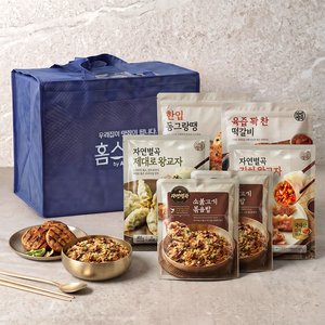 자연별곡 선물포장 실속 6팩 동그랑땡+소불고기볶음밥2인+왕교자+김치왕교자+떡갈비 (21,710원) (무료)