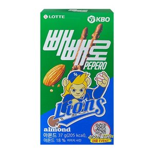 빼빼로 아몬드 KBO 삼성 라이온즈 (1,550원)