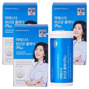 에스더포뮬러 여에스더 유산균 클래식 Pro 30캡슐, 3개, 30회분 (34,800원)