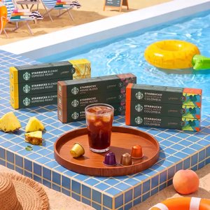 스타벅스 네스프레소 캡슐 5+4 총 9박스+아이스 글라스컵 (53,220원) (무료)