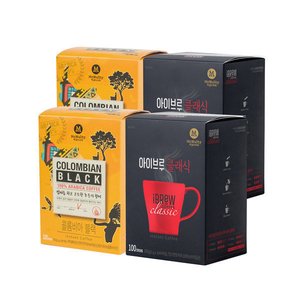 맥널티 콜롬비아 블랙 100T 2개 + 아이브루 클래식 100T 2개 (28,900원) (무료)
