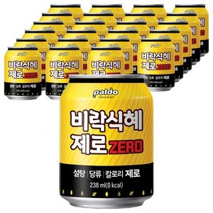 팔도 비락식혜 제로, 238ml, 24개 (11,800원)