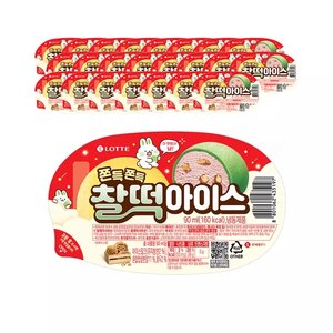 롯데웰푸드 찰떡아이스 90ml 24개 (20,620원/무료)