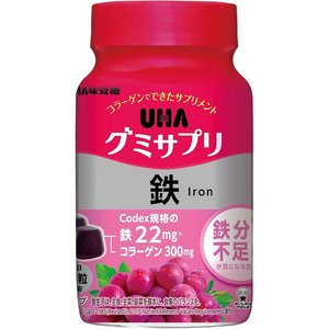 UHA 미각설탕 구미보충제 철 30일분 60알 하루 2알 그레이프맛, 1개, 60정 (5,930원)