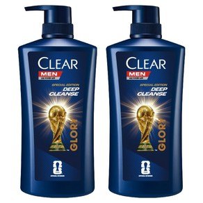 클리어 맨 딥 클린 샴푸 FIFA 월드컵 26 리미티드 패키지 에디션, 2개, 650ml (9,500원)