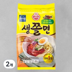 오뚜기 생쫄면 4인가족세트, 904g, 2개 (11,400원)