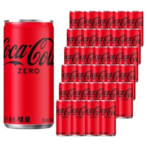 코카콜라 제로 탄산음료, 215ml, 30개 (15,690원/무료)