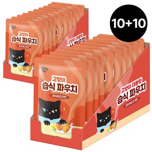 마이티펫 고양이 습식사료 캣 파우치 85g 20개 (8,900원/네멤무배)