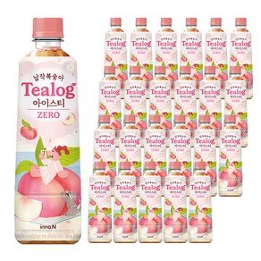 티로그 납작복숭아 아이스티 홍차 제로, 500ml, 24개 (16,690원)