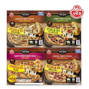 오뚜기 크러스트피자 4종 4개 택1 (19,200원) (무료)